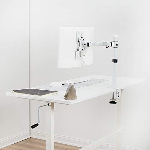 VIVO Height Adjustable VESA Adapter for Single 13 to 27 inch Monitor, Accessory Bracket Kit for Individual Screen, White, STAND-VAD3W - Image 6