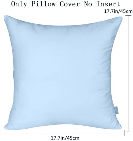 Thmyo 4-Pack 100% Cotton Solid Decorative Throw Pillow Case 18x18inch - Image 5