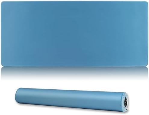 XXL Gaming Mouse Pad 35.4x15.7 Professional Large Mouse Pad & Computer Game Mouse Mat-90x40 Iceblueus by Cmhoo