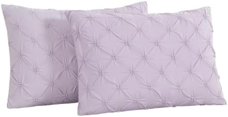 Vaulia Queen Pillow Shams 20 x 30 Set of 2, Light Purple - Image 2