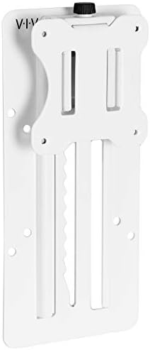 VIVO Height Adjustable VESA Adapter for Single 13 to 27 inch Monitor, Accessory Bracket Kit for Individual Screen, White, STAND-VAD3W by VIVO