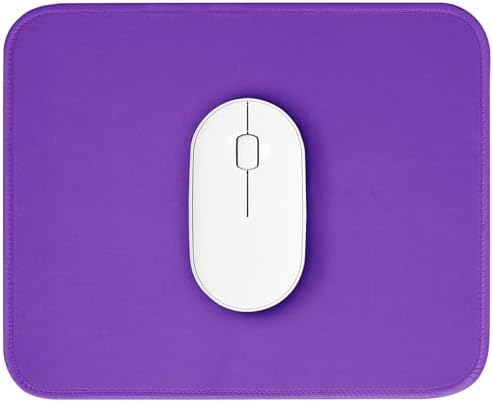 Purple Mouse Pad, Nice and Cute Mouse Pad, Splash-Proof Textured 10.2 x 8.2Inch, Stitched Edge Non-Slip Waterproof Rubber Mouse Pad by ZYAOTWQZ