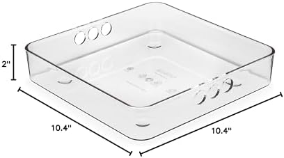 Yumbox Food Storage Organizer Bin, Clear Plastic Bins for Pantry, Kitchen, Fridge, Cabinet Organization and Storage, with Side Grips - Image 6
