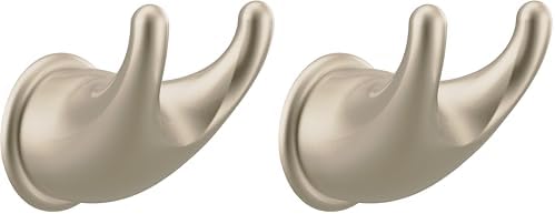 Moen YB8003SN Mason Robe Hook, 1 Count (Pack of 2), Satin Nickel by Unknown
