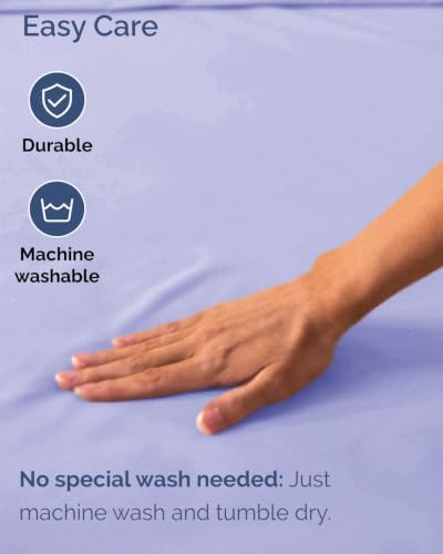 CGK Linens 2 Pack Extra Deep Full Fitted Sheets - Lavender - Image 6