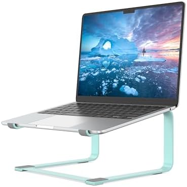 SOUNDANCE Laptop Stand for Desk, Metal Riser, Fits 12-17.3 Inch, Blue by Soundance