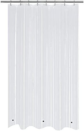Mrs Awesome RV Stall Shower Curtain Liner with 3 Magnets 47x64 inch, Clear by MrsAwesome