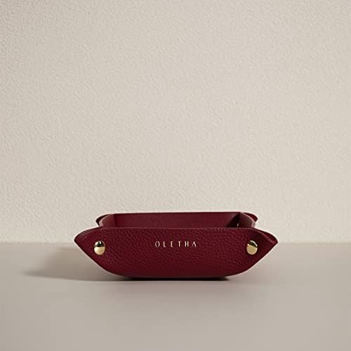 OLETHA Foldable Valet Tray, Travel Essentials for Women, Red - Image 5