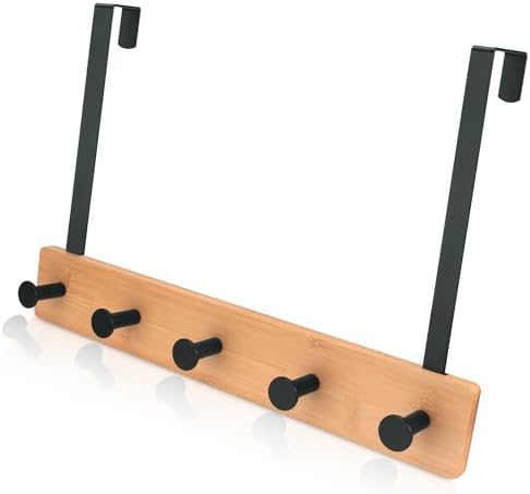 Over The Door Hooks, Door Hanger Hooks for Hanging, Bambooo by IURRDOP
