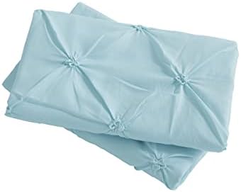 Vaulia King Pillow Shams 20 x 36 Set of 2, Light Blue - Image 4