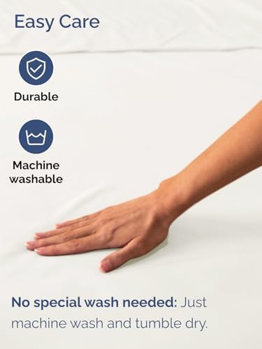 CGK Extra Deep Twin Single Fitted Sheet Only - Antique White - Image 5