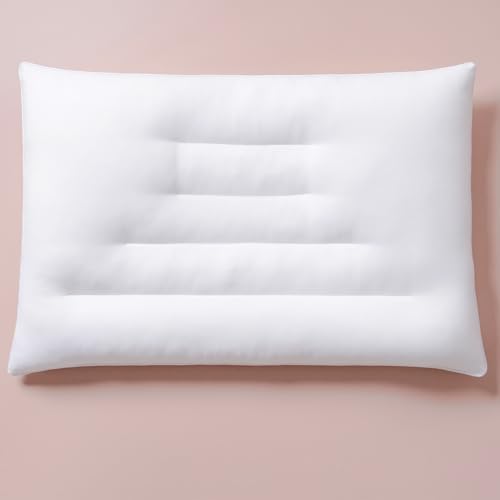 Pozino Flat Thin Pillows for Sleeping - Standard Size 1 Pack Slim Bed Pillows for Side Back Stomach Sleepers,2.5 inch Height Ultra Low Pillows,Down Alternative Filling - Image 2