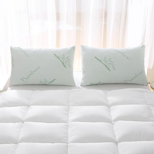 HOXXME Single Memory Foam Pillows King Size Set of 1, Cooling Rayon Pillow with Breathable Cover, Bed Pillow for Sleeping 1 Pack, Firm Adjustable for Neck Support, Hotel Quality Rest Pillow 20" x 36" - Image 6