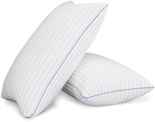Bed Pillows King Size Set of 2,side sleeper pillow,Down Alternative Fill by VAINOC