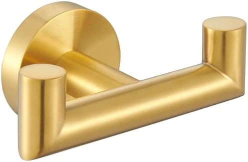Angle Simple Towel Hook Brushed Dark Gold, Bath Towel Holder Wall Mount by AngleSimple