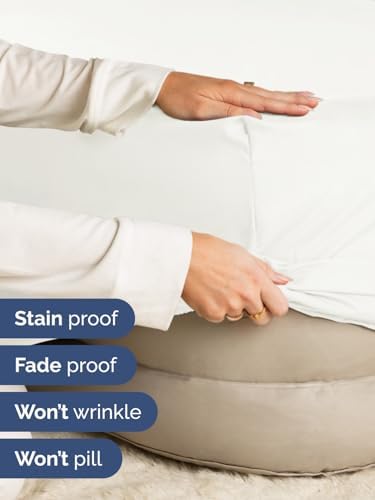 CGK Extra Deep Twin Single Fitted Sheet Only - Antique White - Image 4