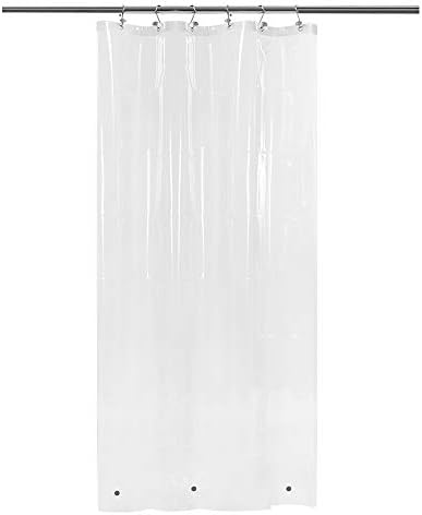 Barossa Design Narrow Shower Curtain Liner for Small Stall, Clear, 32x72 by BarossaDesign