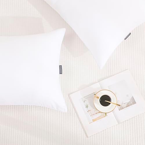 SARAH&EVELYN Gold Goose Down Alternative Bed Pillow-Soft Pillow for Side Sleepers,Set of 2,King Size(20×36IN),Super Soft Fabric Cover,Perfect for Side, Back and Stomach Sleepers - Image 5