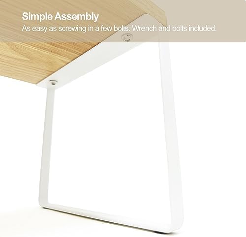 Mitus Stacking Wood Shelf Organizer, Counter Cabinet Storage Rack, 16 inch - Image 7