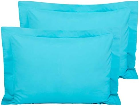 FLXXIE Microfiber Standard Pillow Shams Set of 2, Blue by FLXXIE