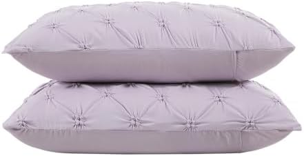 Vaulia Queen Pillow Shams 20 x 30 Set of 2, Light Purple - Image 3