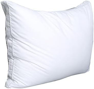 JICUSE Bed Pillows for Sleeping 1 Pack,Standard Size,Luxury Hotel Collection Pillow,Soft Fluffy and Great Support Down Alternative Filling,Gusseted Pillow for Side and Back Sleepers(20x26) - Image 2