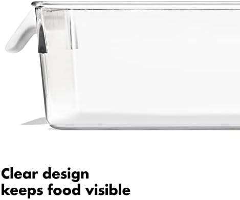 OXO Good Grips Fridge Organization Bin 5 in x 14 in - for Yogurt Cups, Small Produce, Berry Bins and More - Image 4