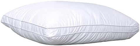 JICUSE Bed Pillows for Sleeping 1 Pack,Standard Size,Luxury Hotel Collection Pillow,Soft Fluffy and Great Support Down Alternative Filling,Gusseted Pillow for Side and Back Sleepers(20x26) by JICUSE