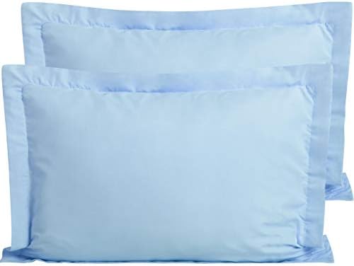 FLXXIE Microfiber King Pillow Shams Set of 2, Sky Blue by FLXXIE