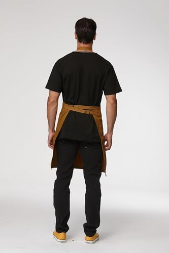 Chef Men Canvas Waterproof Apron Pocket 4251GB - Image 2