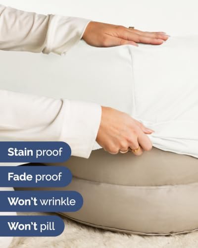 CGK Linens 2 Pack Extra Deep Twin XL Fitted Sheets - Antique White - Image 5