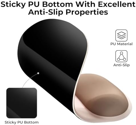 EooCoo Mouse Pad with Gel Wrist Rest, Ergonomic Mousepad Wrist Alignment - Image 7
