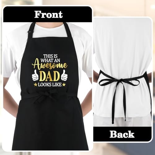 Funny Cooking Aprons for Men, Aprons for Adults with Two Pockets, Adjustable Chef Apron, Funny Gift for Men Women - Image 4