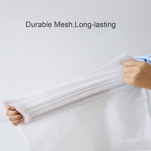 4 Pcs Mesh Laundry Bags for Delicates (2 Large +2 Medium) - Image 4