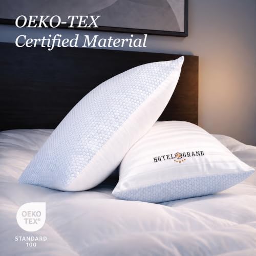 Hotel Grand Pillows Luxury Cooling Queen Size Set of 2 Down Alternative - Image 7