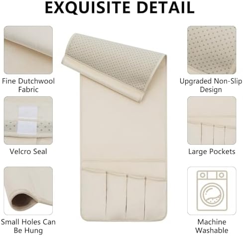 Remote Control Holder for Armchair Caddy, Remote Holder with 5 Pockets - Image 4