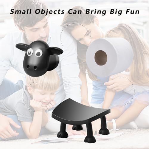 3 Pack Sheep Toilet Paper Holder, 3D Printed Black Sheep Toilet Roll Holder - Image 4