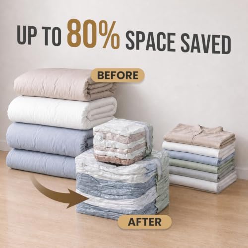 TAILI Cube Vacuum Storage Bags, 6 Pack Combo (3 Jumbo +3 Medium) - Image 6