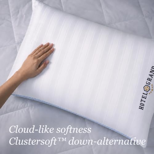Hotel Grand Pillows Luxury Cooling Queen Size Set of 2 Down Alternative - Image 4