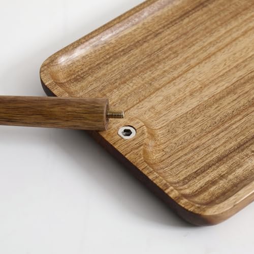 Solid Acacia Wood Key Tray and Bowl, Acacia, Square - Image 5