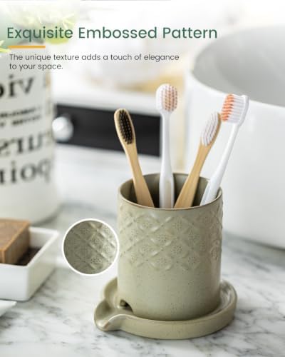 Zoeeker Toothbrush Holders for Bathrooms, Self-draining Toothbrush Holder - Image 5