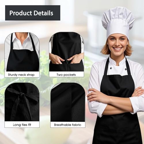 Adjustable Fabric Work Apron With Multi‑Pockets - Image 3