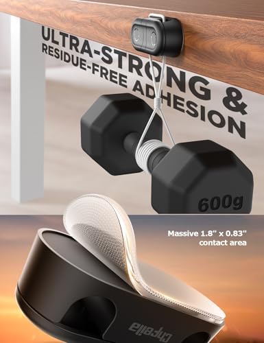 Magnetic Cable Clips - Chfeila 4Pack Cord Holder Clips, Cord Management - Image 4
