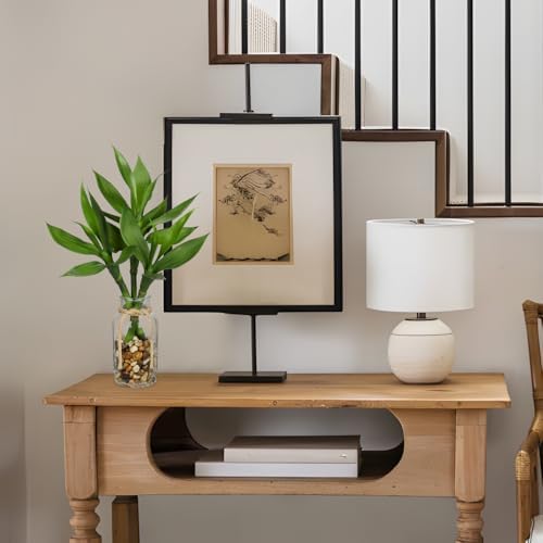 GnFlus Artificial Lucky Bamboo Plant 17.3 Fake Plant in Glass Vase for Home Indoor Table Centerpieces Desk Office Living Room Bedroom Decoration - Image 5