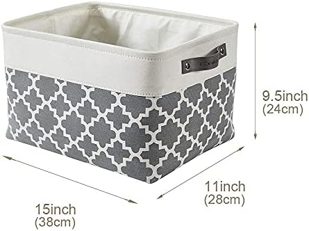 DECOMOMO Storage Bins, Large Fabric Storage Baskets for Shelves 3 Pack - Image 5
