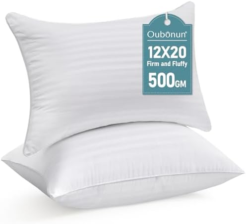 Oubonun 12 x 20 Throw Pillow Inserts Set of 2 by Oubonun