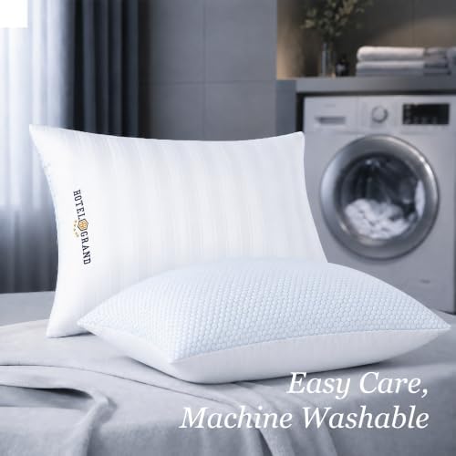 Hotel Grand Pillows Luxury Cooling Queen Size Set of 2 Down Alternative - Image 6