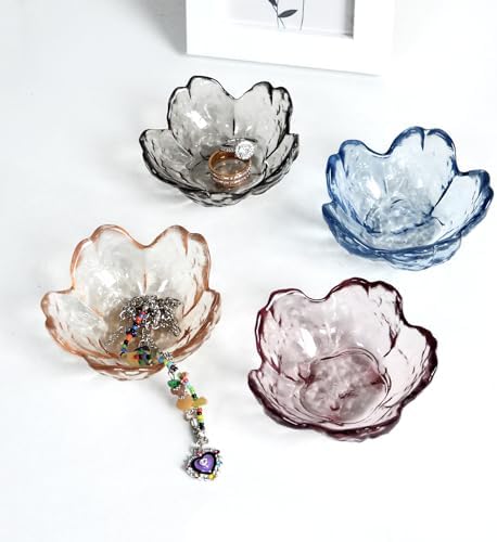 Crystal Orange Flower Ring Dish Jewelry Tray - Image 7