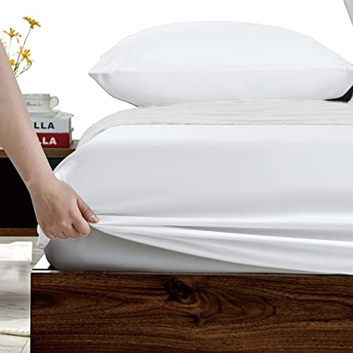 FreshCulture Twin Fitted Sheets, Bulk Pack of 6, Deep Pocket, Soft Microfiber Bottom Sheets for Home, Salons, Hotels, Twin Size Fitted Sheets Only (White) - Image 7