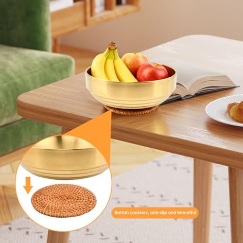 7.9inch Key Bowl for Entryway Table,Gold Decorative Bowl Key Dish for Organizing - Image 4
